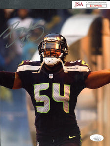 Bobby Wagner Seattle Seahawks Signed 8x10 Photo #2 JSA COA