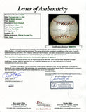 Walter Johnson Signed American League Baseball w/ JSA LOA Letter of Authenticity