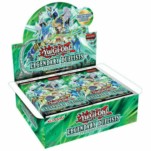 YuGiOh Legendary Duelists Synchro Storm 1st Edition Booster Box Northwest Sportscards YuGiOh Legendary Duelists Synchro Storm 1st Edition Booster Box Northwest Sportscards